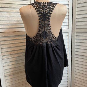 Cato Black Lace Vest